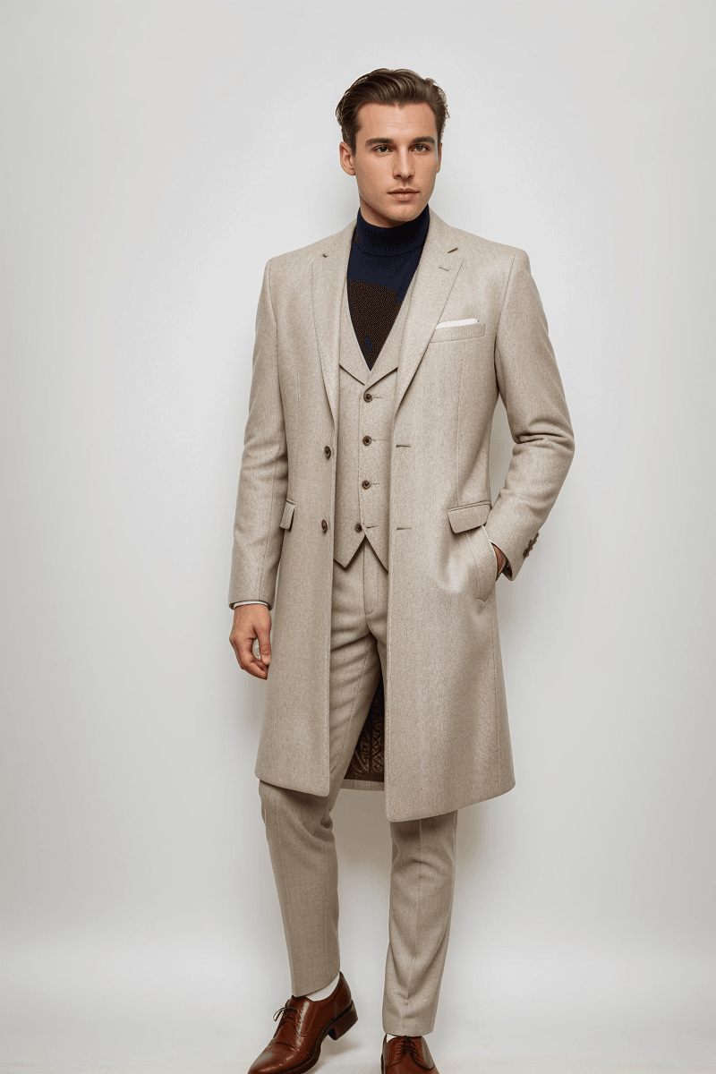 Elegant Autumn Overcoat - SuitGamer